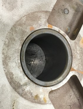 Graphalloy bushing/bearing for molten sulfur pump